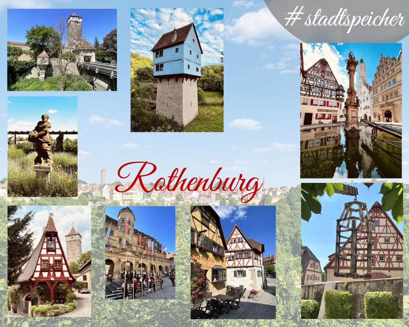 #Stadtspeicher - Suite Goldener Stern In Der Altstadt Rothenburg ob der Tauber Eksteriør billede