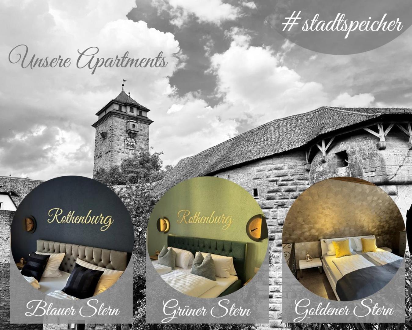 #Stadtspeicher - Suite Goldener Stern In Der Altstadt Rothenburg ob der Tauber Eksteriør billede
